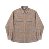 Orange Diamond Flannel Shirt
