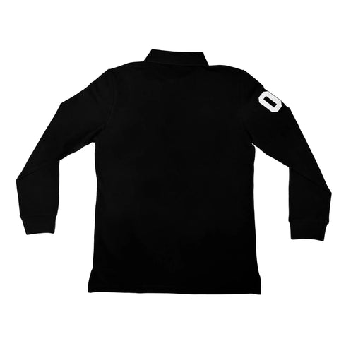 AKK Polo Long Sleeve - Slim Fit – Color: X - Small – Size: Black | Buy Now at Amakipkip Store