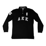 AKK Polo Long Sleeve - Slim Fit – Color: X - Small – Size: Black | Buy Now at Amakipkip Store