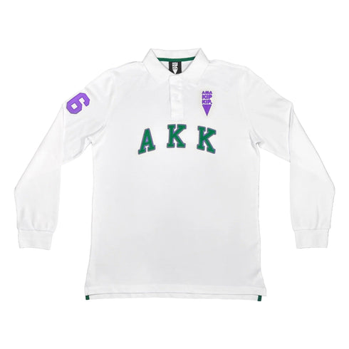 AKK Polo Long Sleeve - Slim Fit – Color: X - Small – Size: White | Buy Now at Amakipkip Store