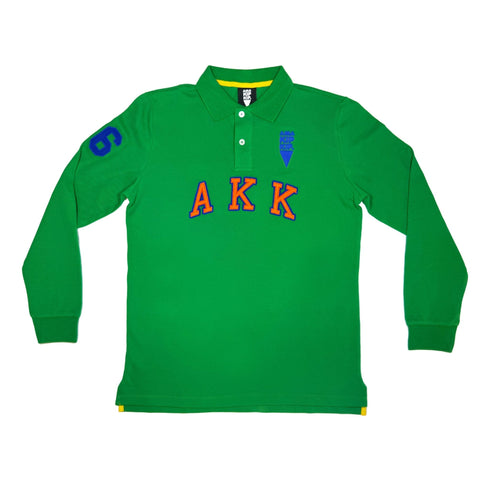 AKK Polo Long Sleeve - Slim Fit – Color: X - Small – Size: Green | Buy Now at Amakipkip Store