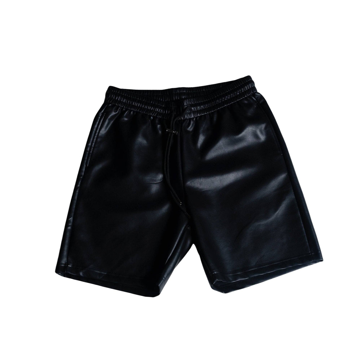 Black Amper Leather Shorts Amakipkip