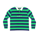 Rugby Pearl Aqua vs Dark Slate Blue – Color: XX - Small; X - Small; Small; Medium; Large; X - Large; XX - Large; XXX - Large – Size: | Buy Now at Amakipkip Store