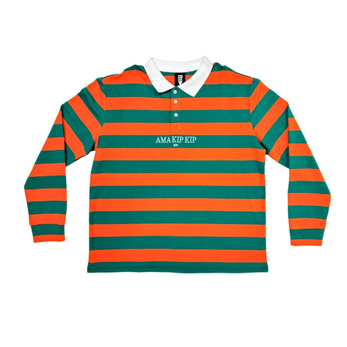 Rugby Sunset Orange vs Deep Aqua – Color: XX - Small; X - Small; Small; Medium; Large; X - Large; XX - Large; XXX - Large – Size: | Buy Now at Amakipkip Store