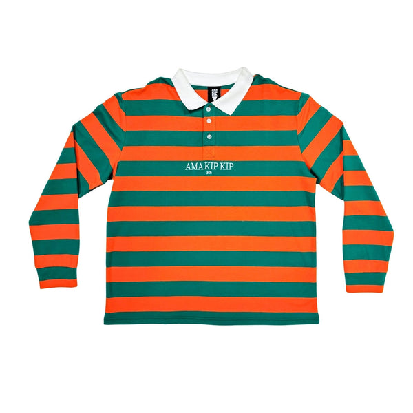 Rugby Sunset Orange vs Deep Aqua – Color: XX - Small; X - Small; Small; Medium; Large; X - Large; XX - Large; XXX - Large – Size: | Buy Now at Amakipkip Store