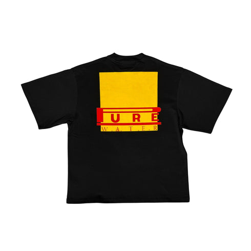 W.A.T.E.R Pure Water Box Logo Black Tee – Color: Small – Size: | Buy Now at Amakipkip Store