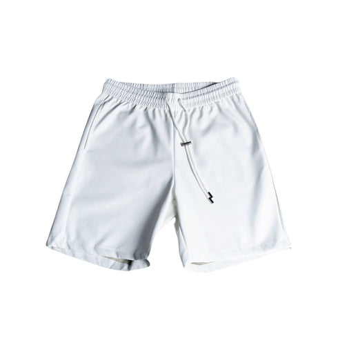 White Amper Leather Shorts – Color: Small – Size: | Buy Now at Amakipkip Store