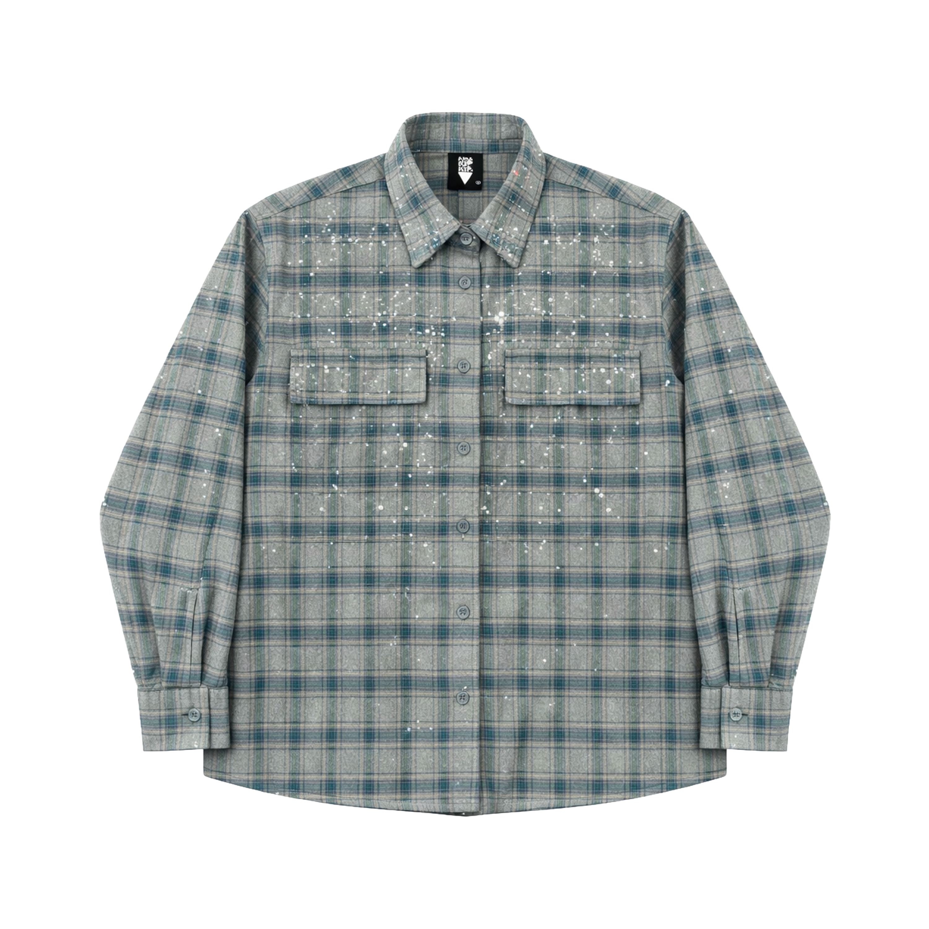 Green Diamond Flannel Shirt