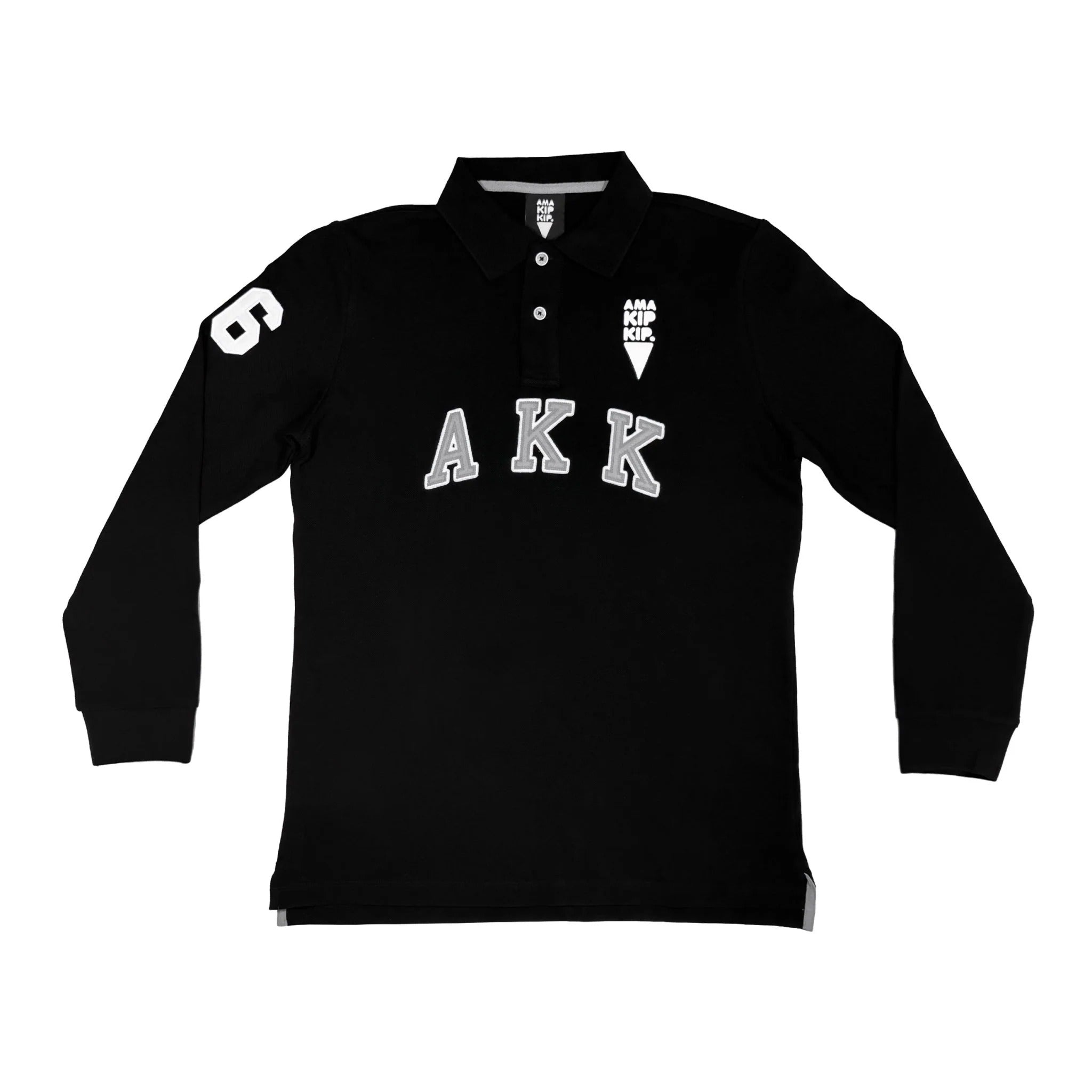 AKK Polo Long Sleeve - Slim Fit – Color: X - Small – Size: Black | Buy Now at Amakipkip Store