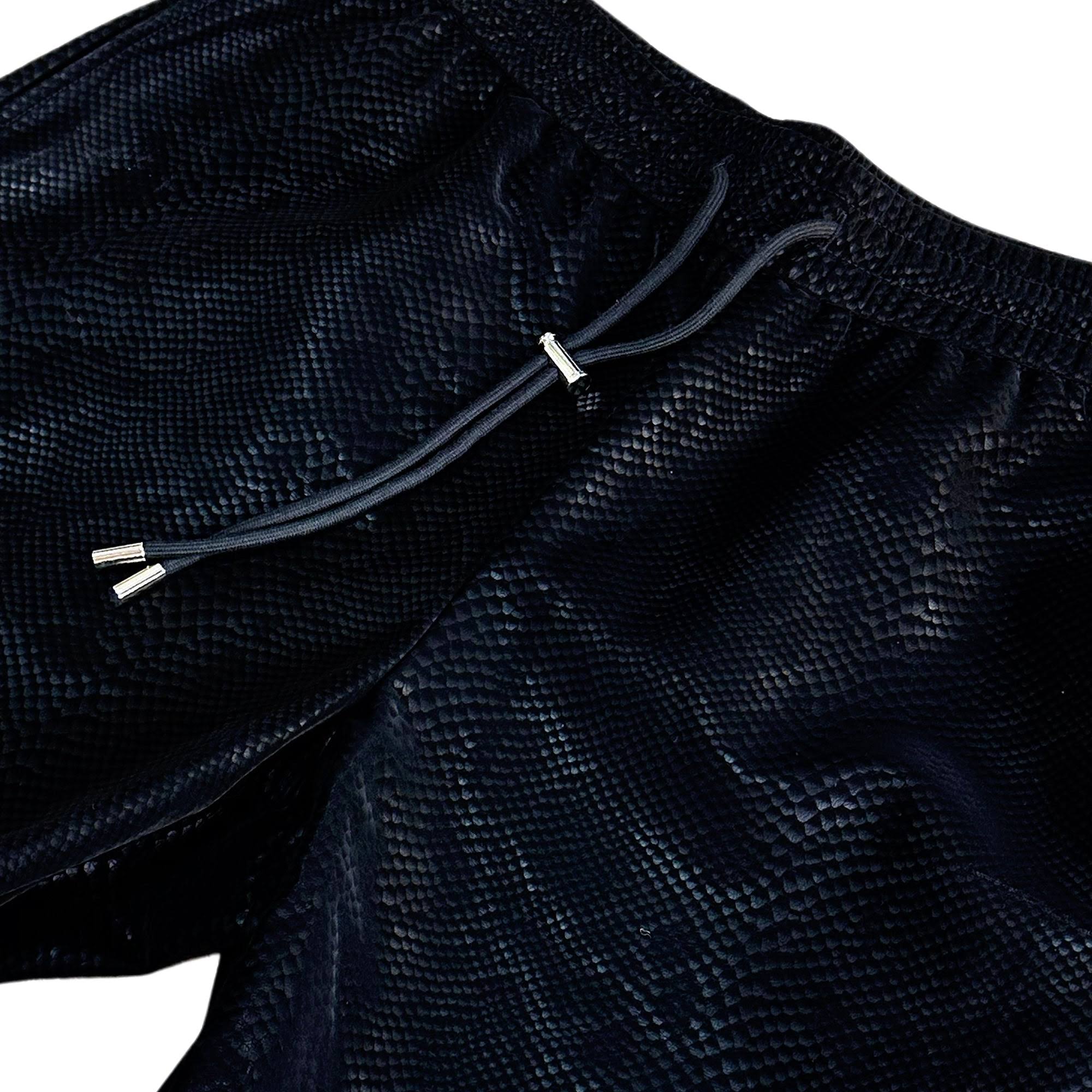 Black Print Amper Leather Shorts – Color: Small – Size: | Buy Now at Amakipkip Store