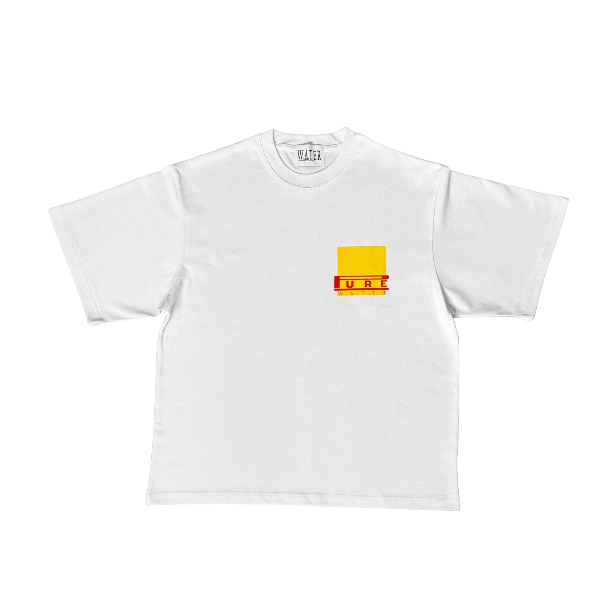 W.A.T.E.R Pure Water Box Logo White Tee – Color: Small – Size: | Buy Now at Amakipkip Store