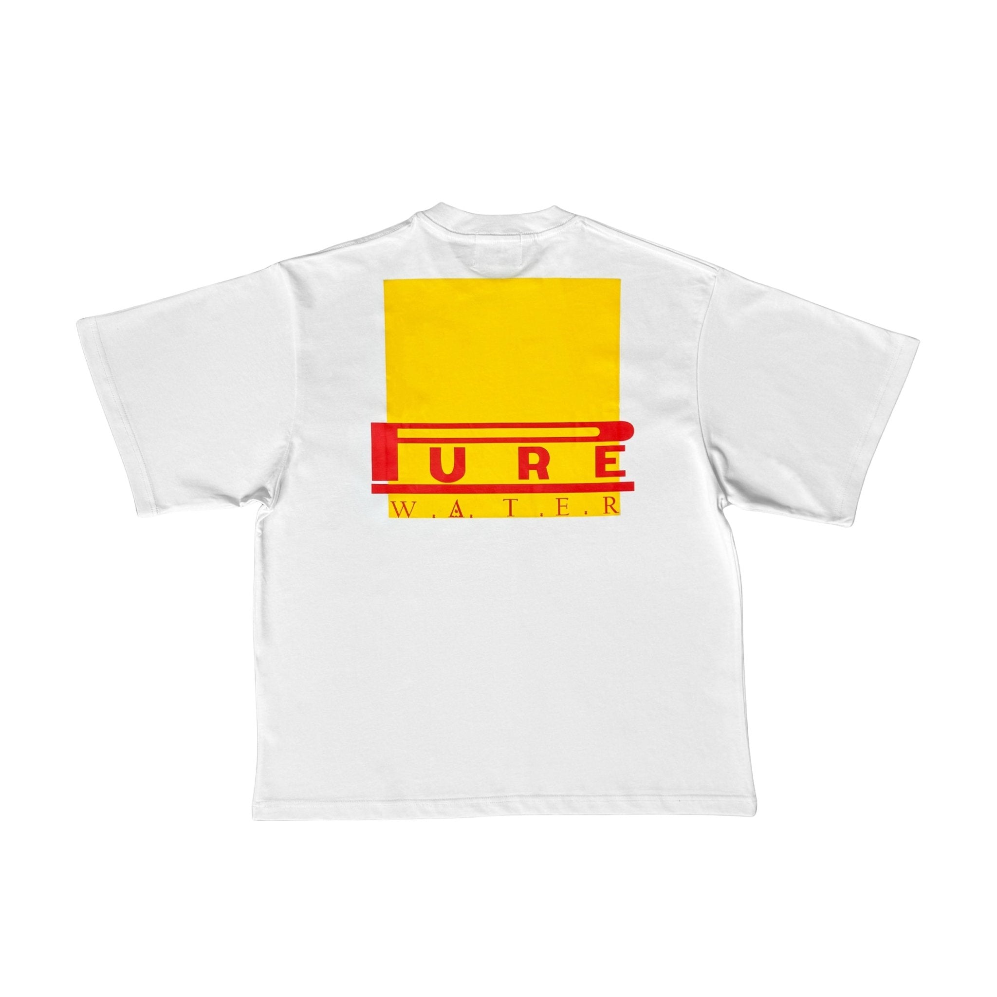 W.A.T.E.R Pure Water Box Logo White Tee – Color: Small – Size: | Buy Now at Amakipkip Store
